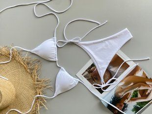 Купальник Chile & Sun білий з бразиліанами XS